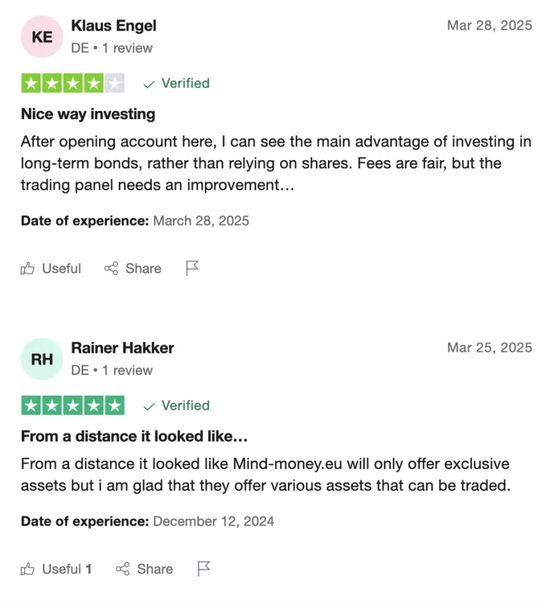 Mind Money отзывы — опыт клиентов о работе, комиссиях и интерфейсе